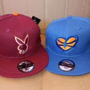 Fitted Cap Bundle Size 7 1/4 Playboy And Love & Basketball